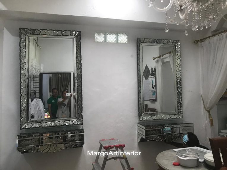 Cermin Dinding venetian mirror