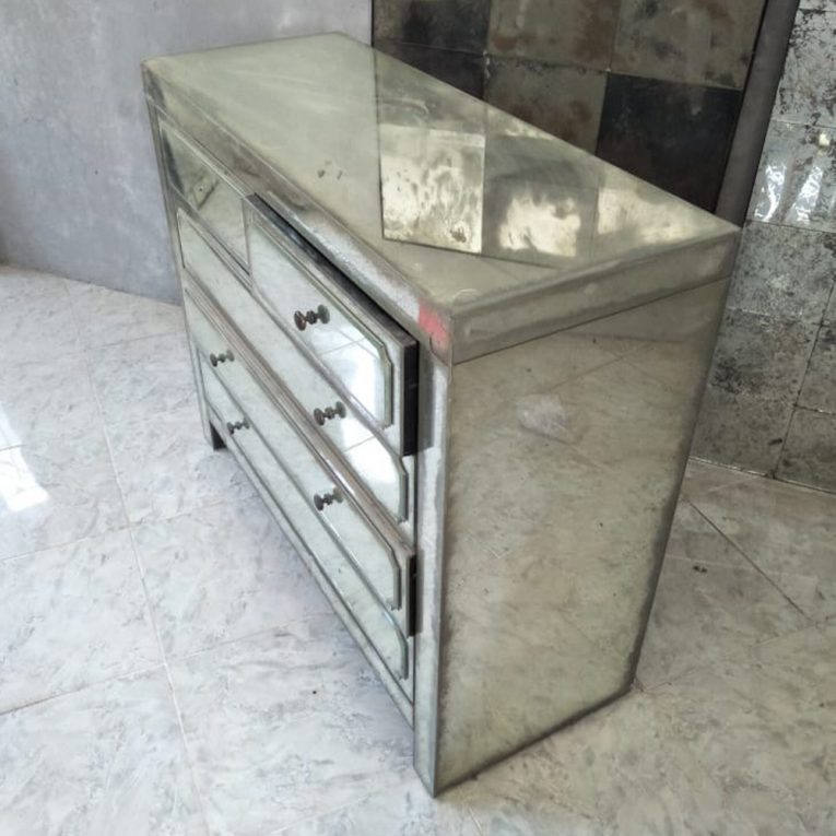 FI 04012 table antique furniture mirror
